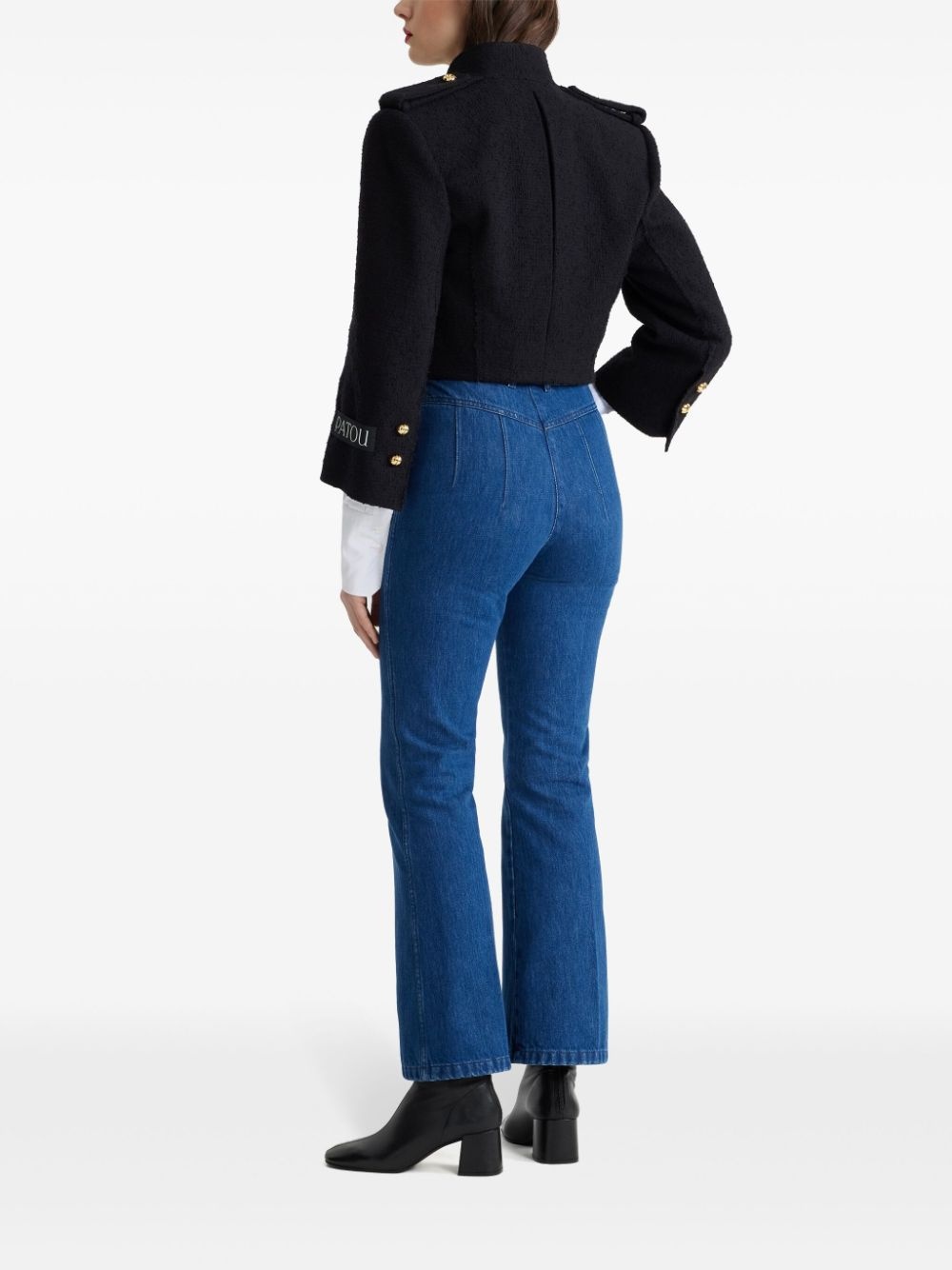 cropped jacket - 3