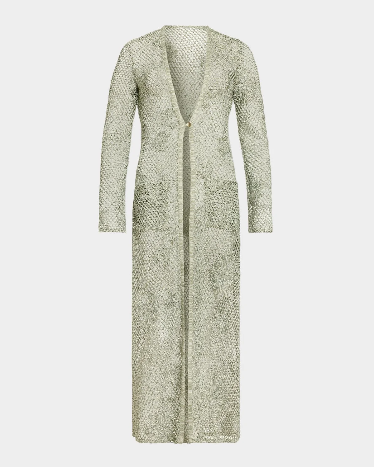 Liana Crochet-Knit Duster - 1