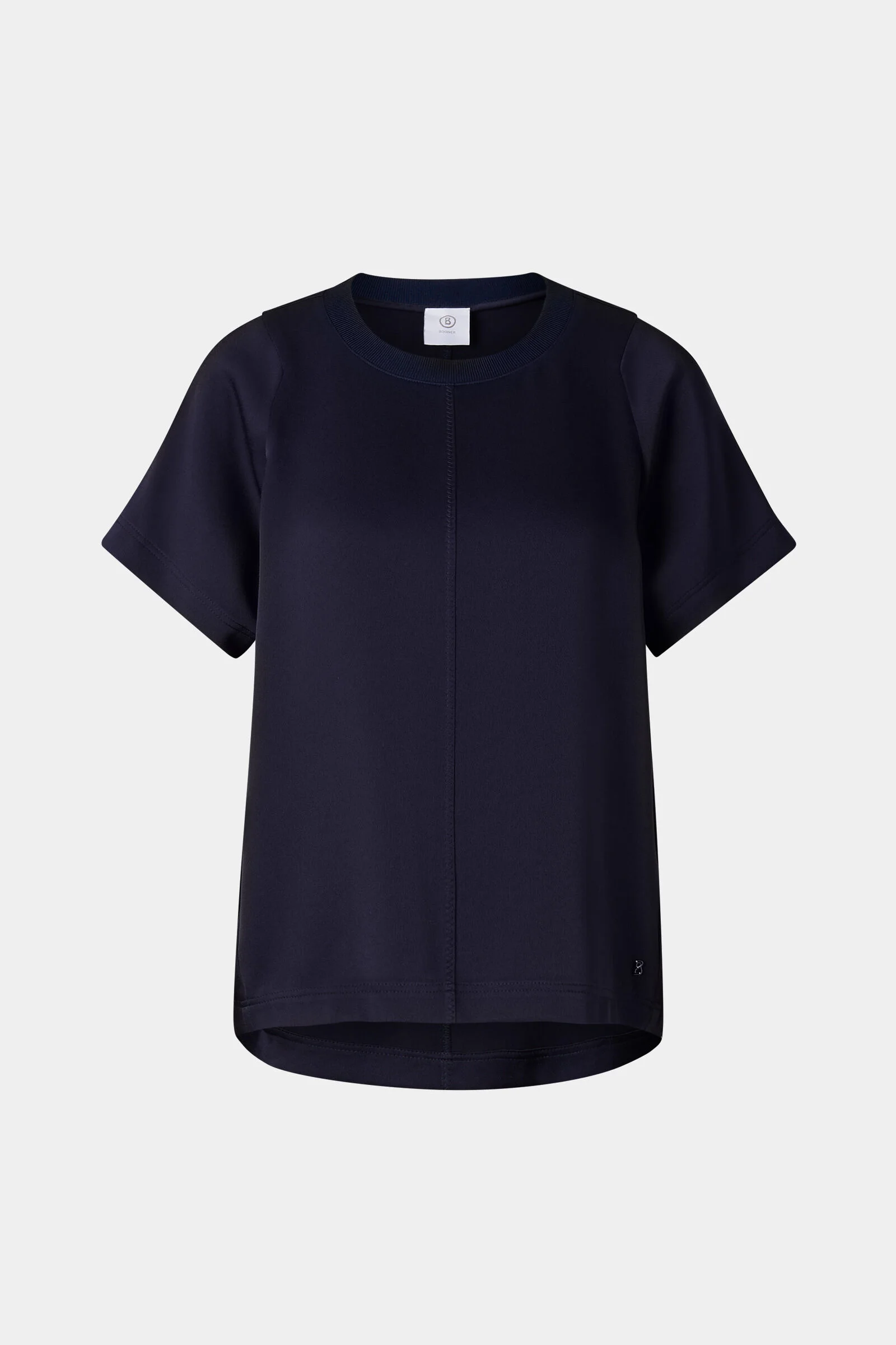 Dakota satin shirt in Navy blue - 1
