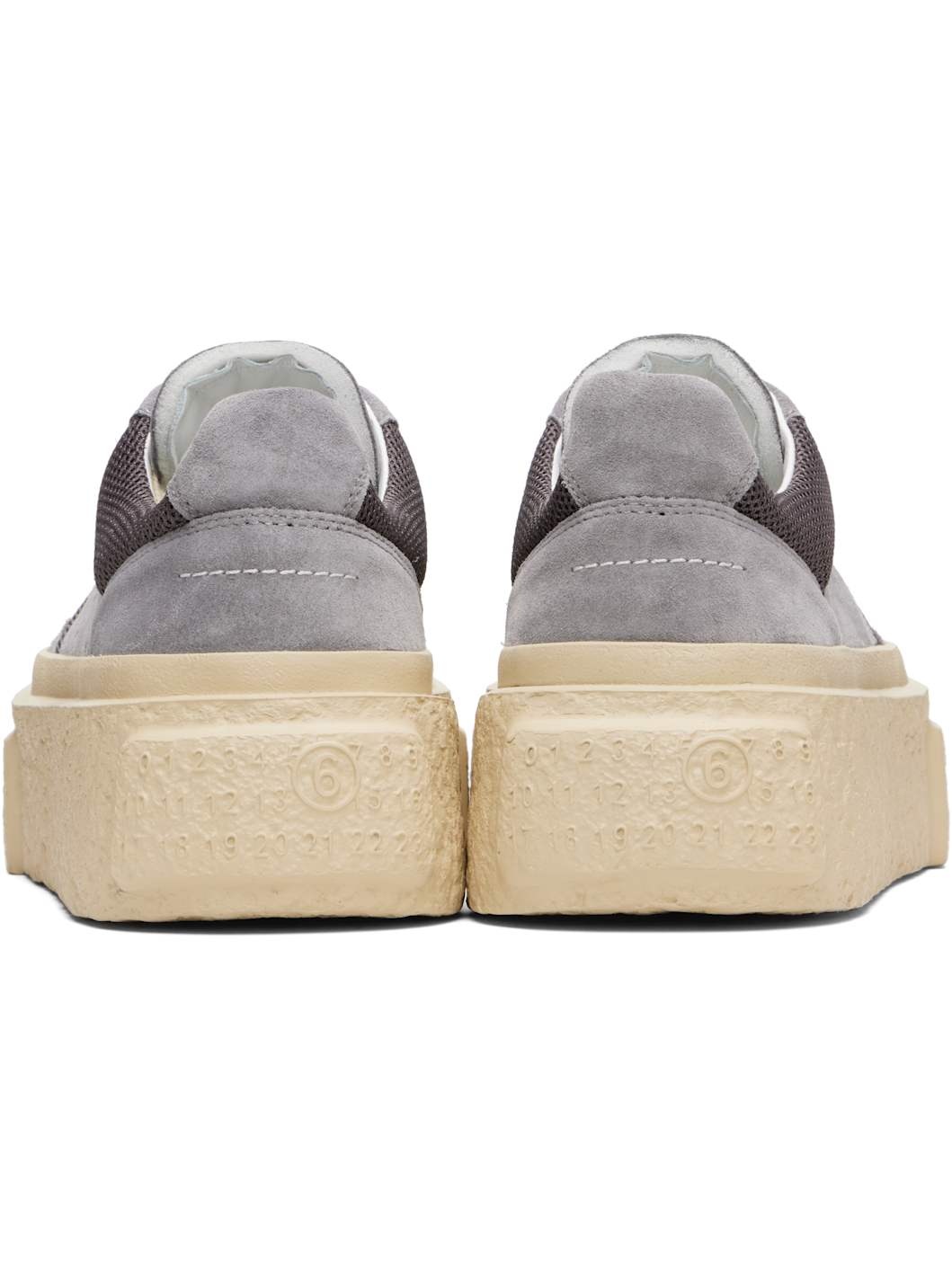 Gray Platform Sneakers - 2