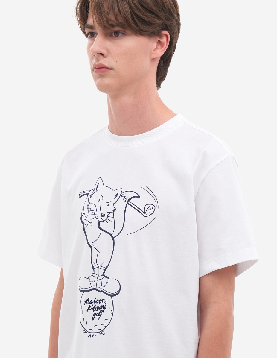 Men Swing Fox Print T-shirt - 5