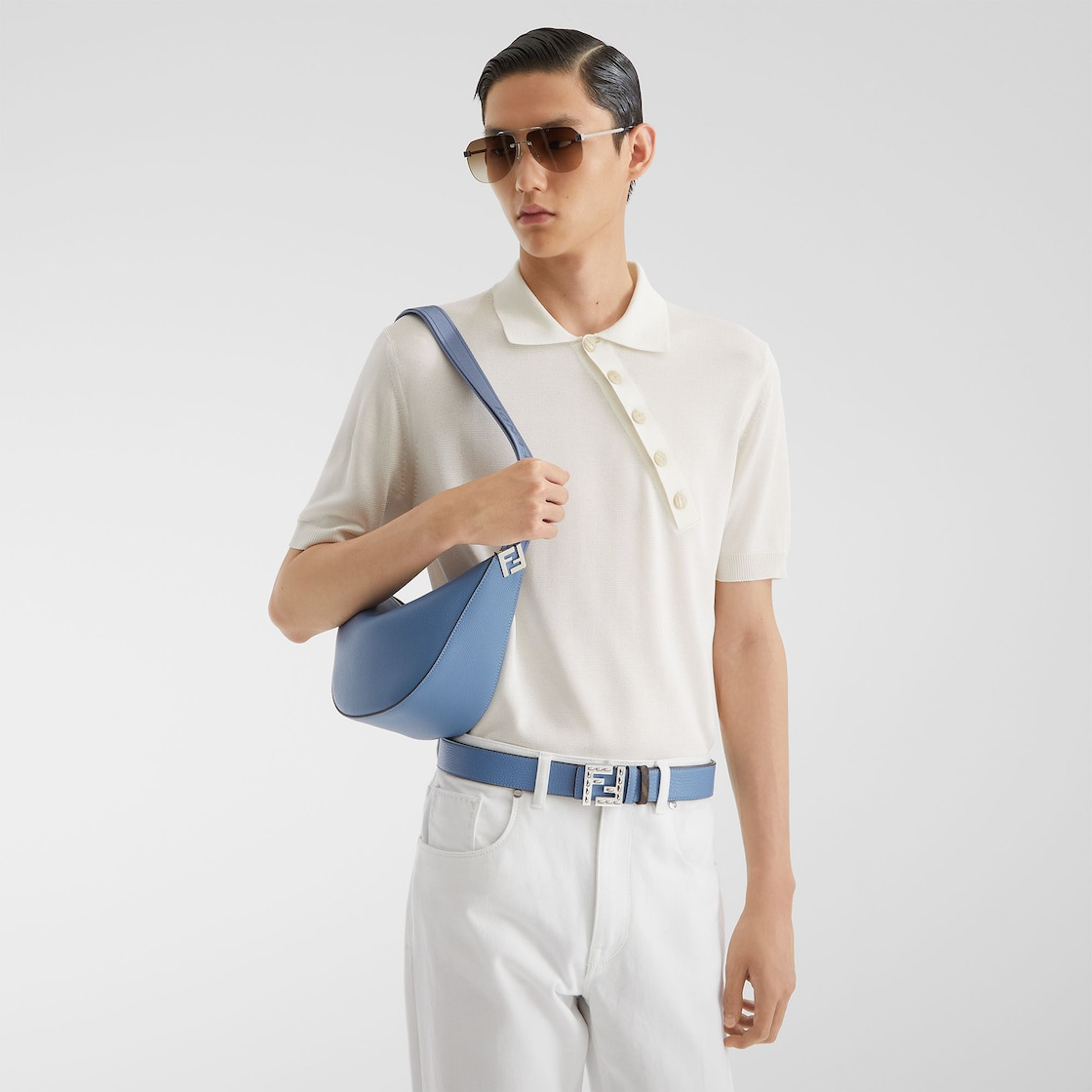 Fendi Roma Leather Fendi Melon Small - 6