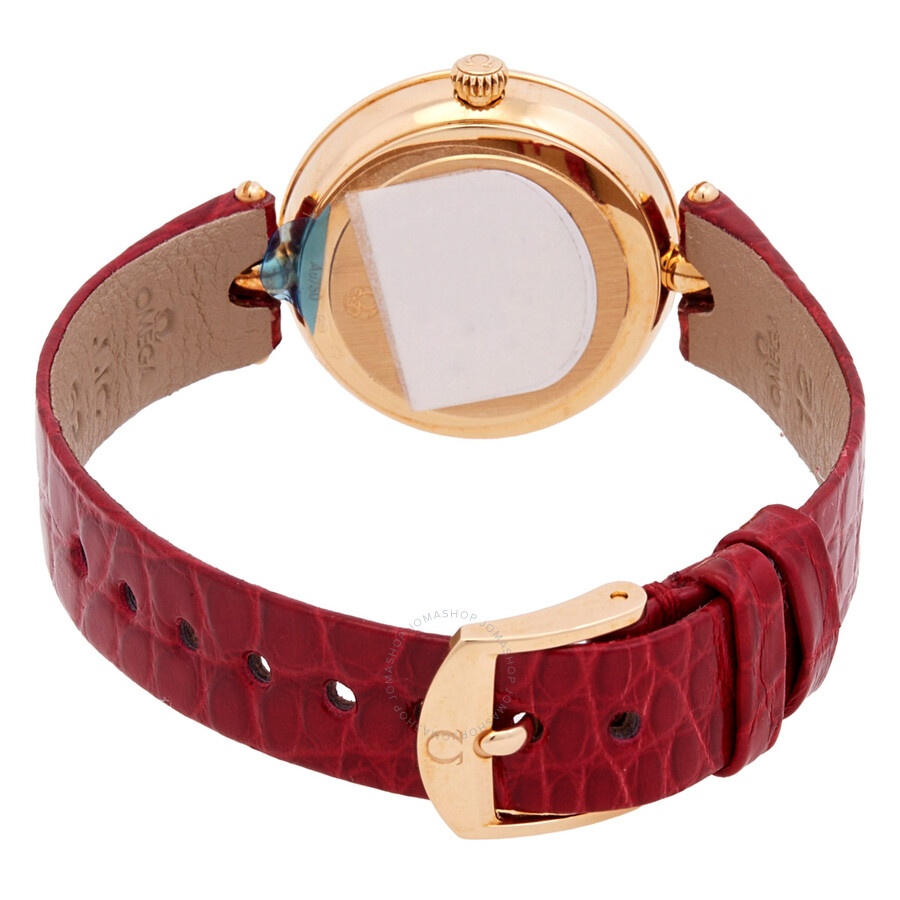 Omega De Ville Prestige Dewdrop Mother of Pearl Diamond Dial 18K Gold Ladies Watch 424.53.27.60.55.0 - 3