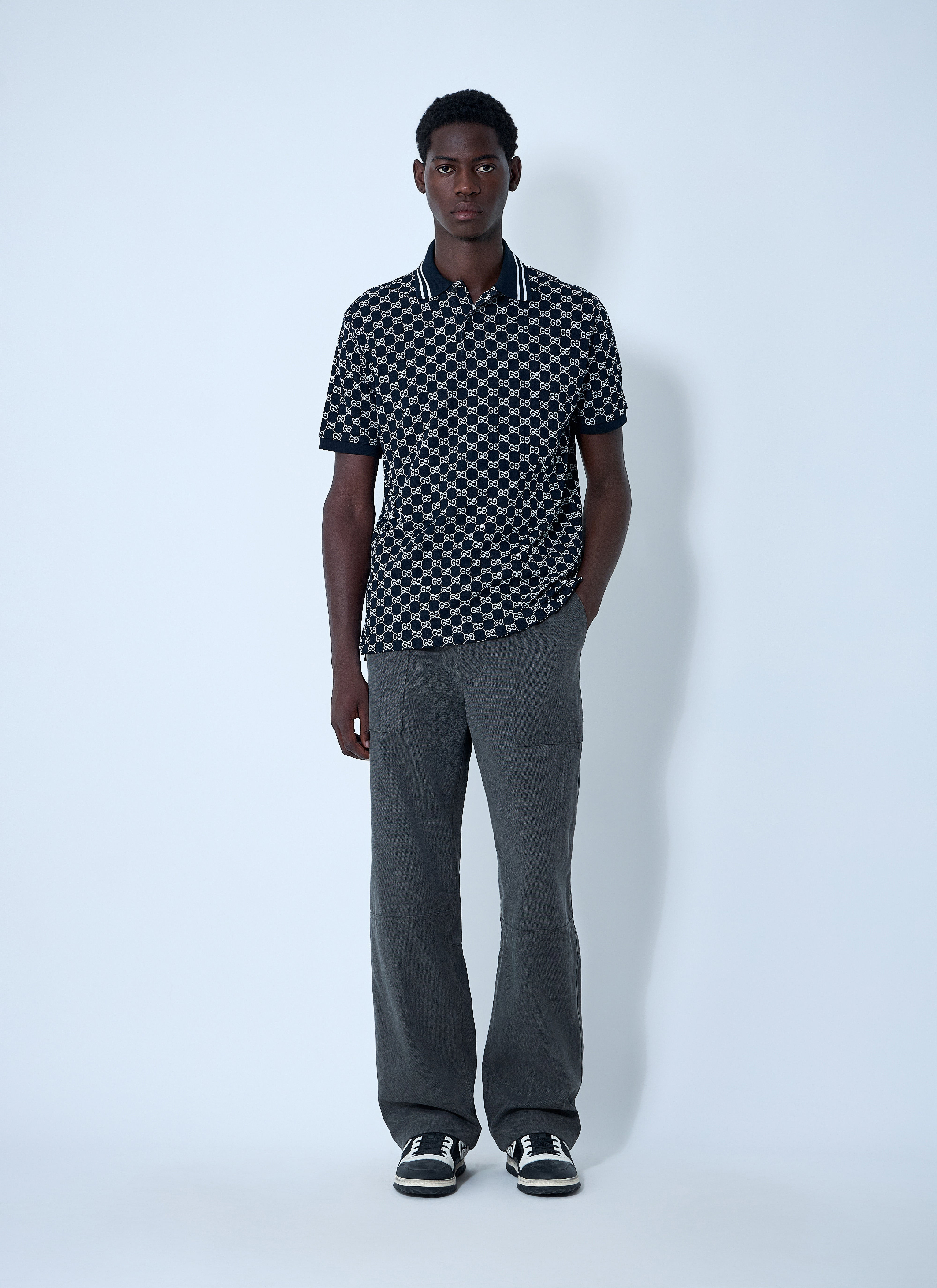 Gucci Men Interlocking G Polo Shirt - 2
