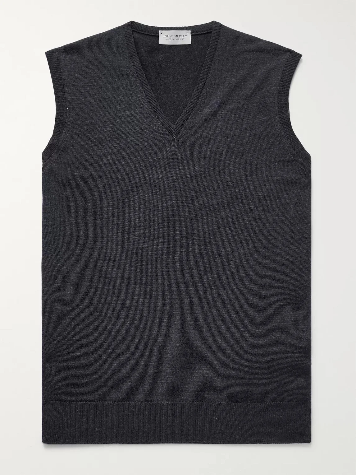 Hadfield Slim-Fit Merino Wool Sweater Vest - 1