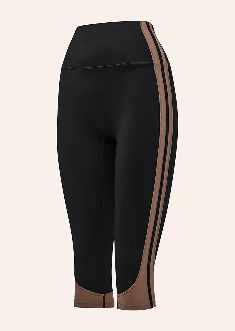 TRACTION CAPRI LEGGING IN BLACK & MOCHA - 1