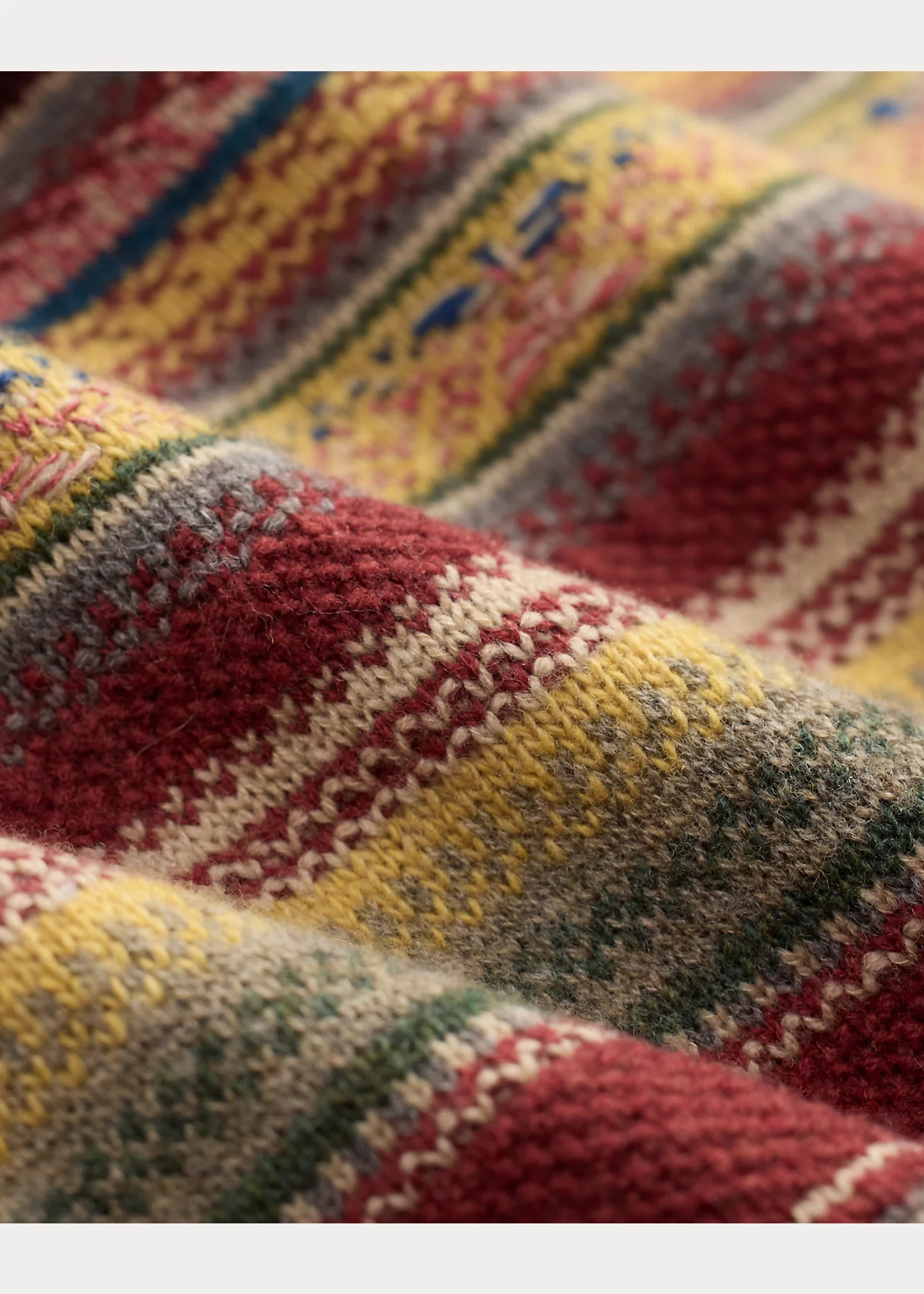 Wool-Blend Henley Sweater - 5