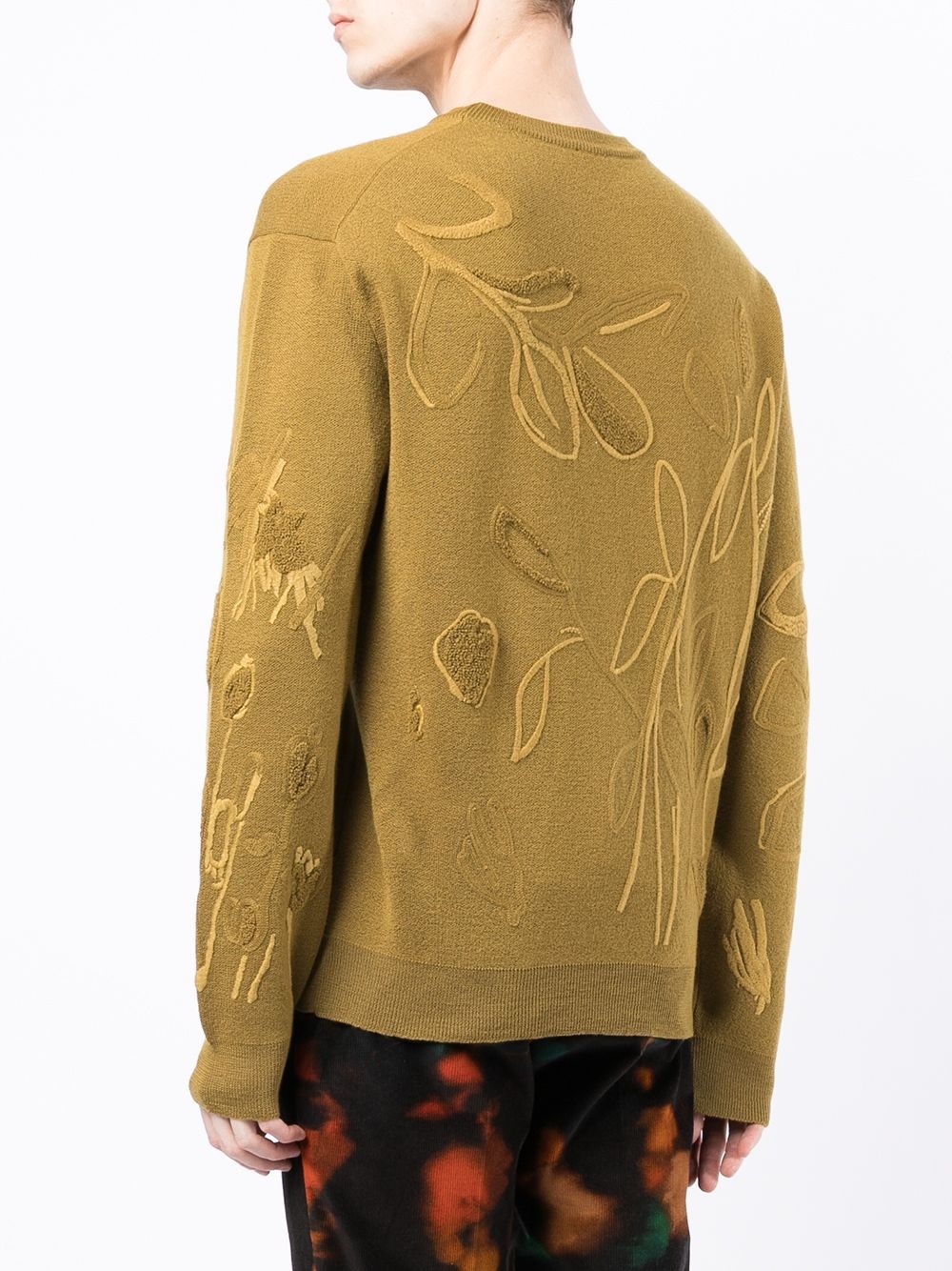 embroidered wool jumper - 4