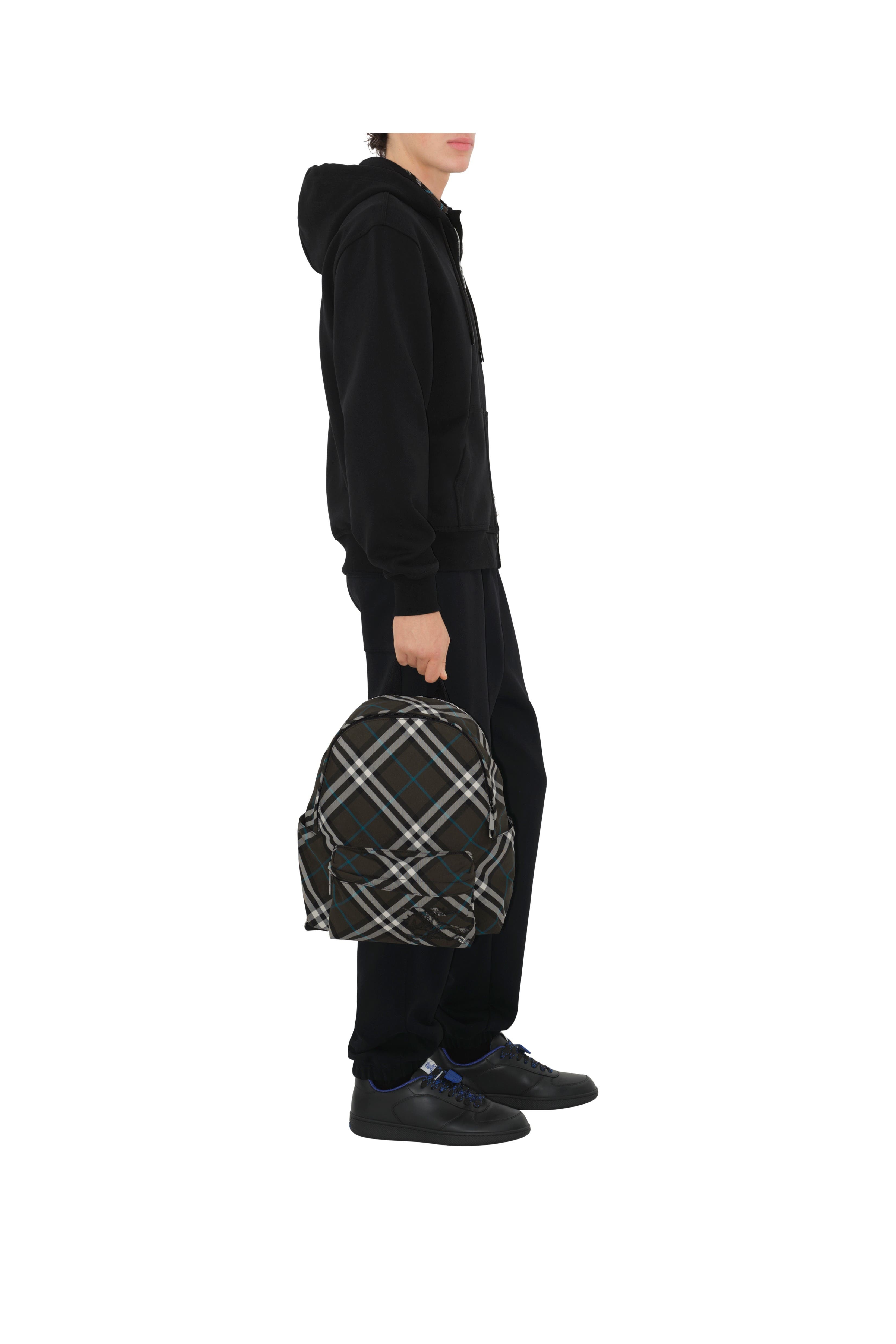 burberry EKD Badge Cotton Zip Hoodie in Black at Nordstrom - 4