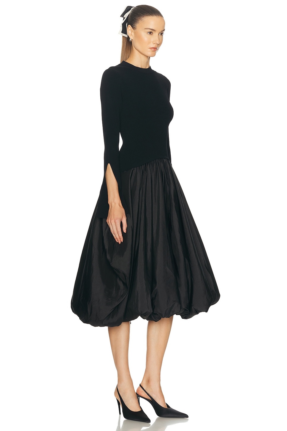Kenlie Mock Neck Midi Dress - 2