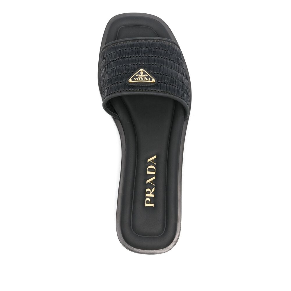 Prada Black Flip-Flops & Slides Women - 4