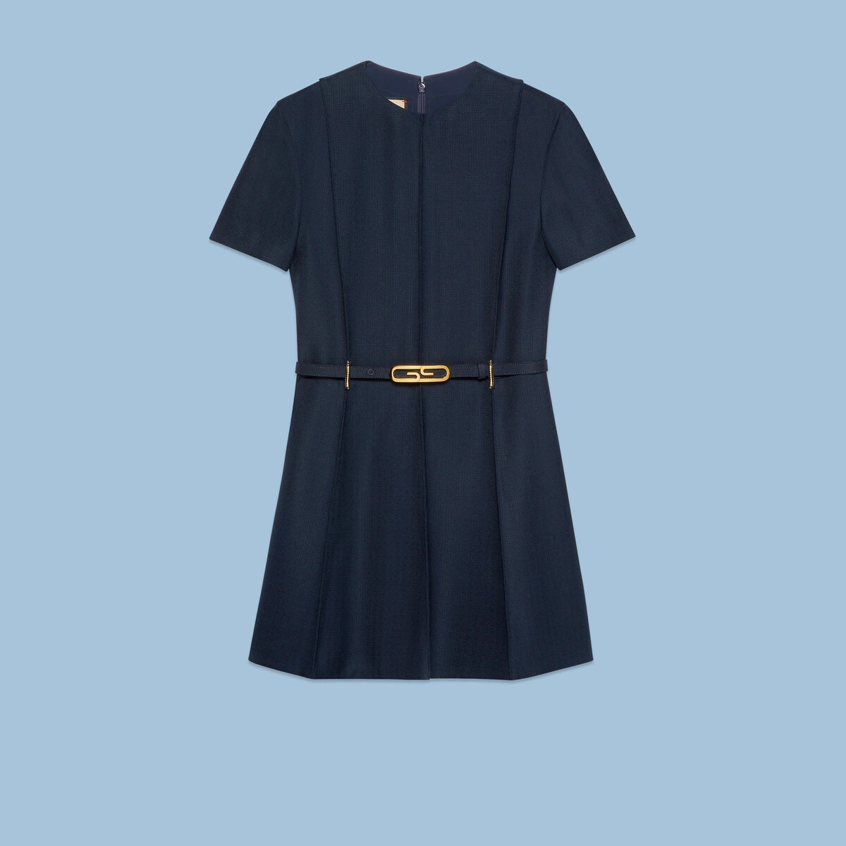 Mini check viscose dress - 1