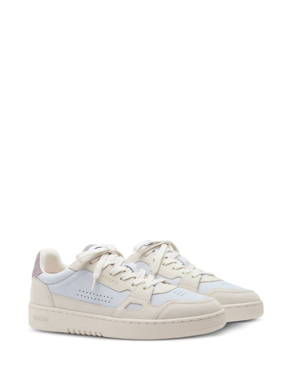 Dice Lo perforated-panel leather trainers - 2