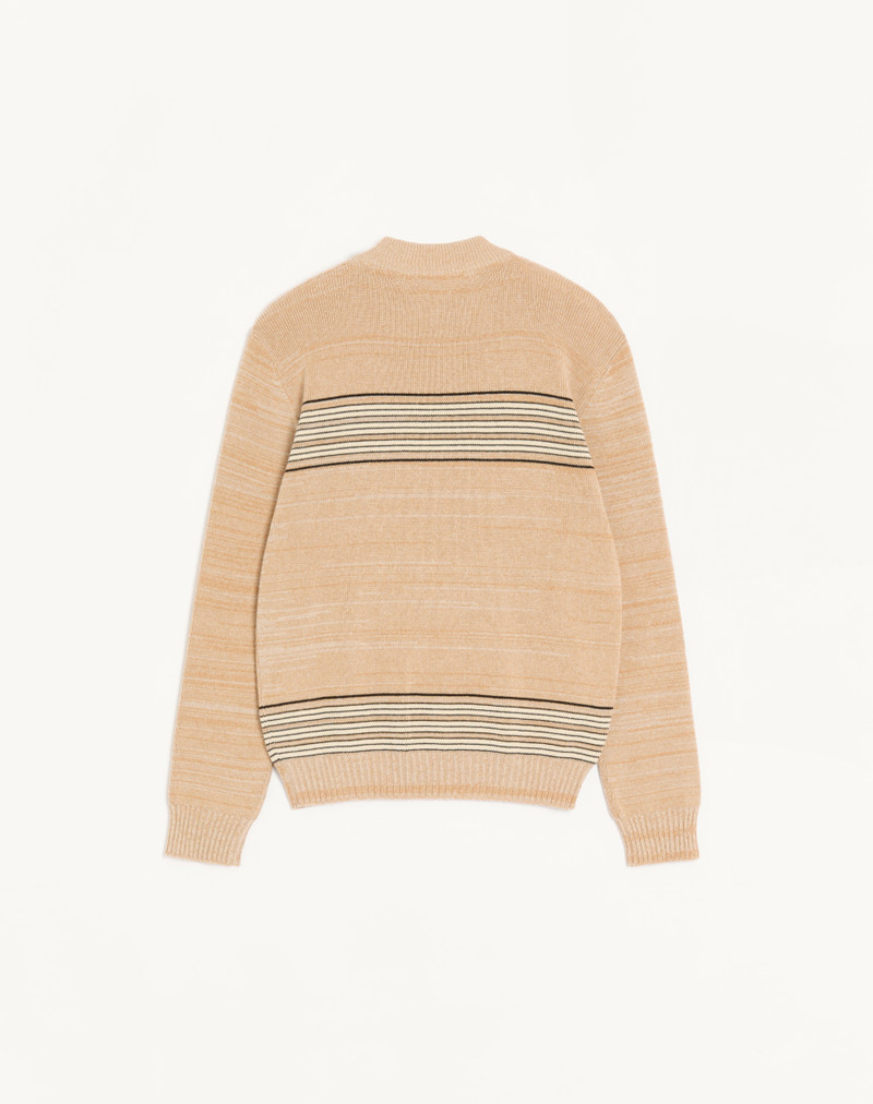 Valentino VALENTINO WOOL AND COTTON SWEATER WITH VALENTINO HORSE PATCH outlook