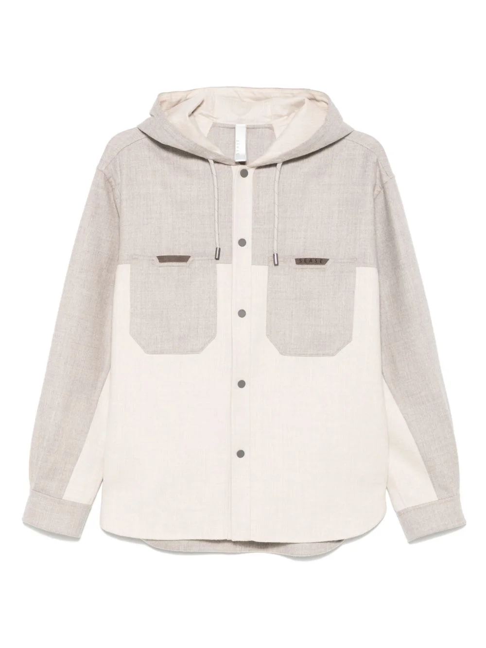 hooded overshirt - 1