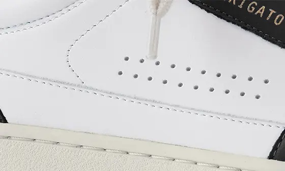 Dice Lo Sneaker in White/Black - 7