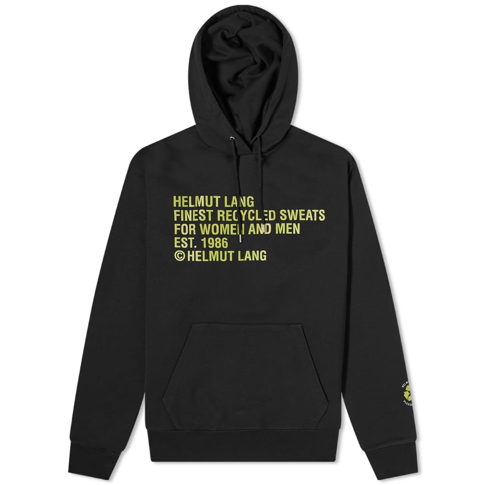 Helmut Lang Recycled Label Popover Hoody - 1