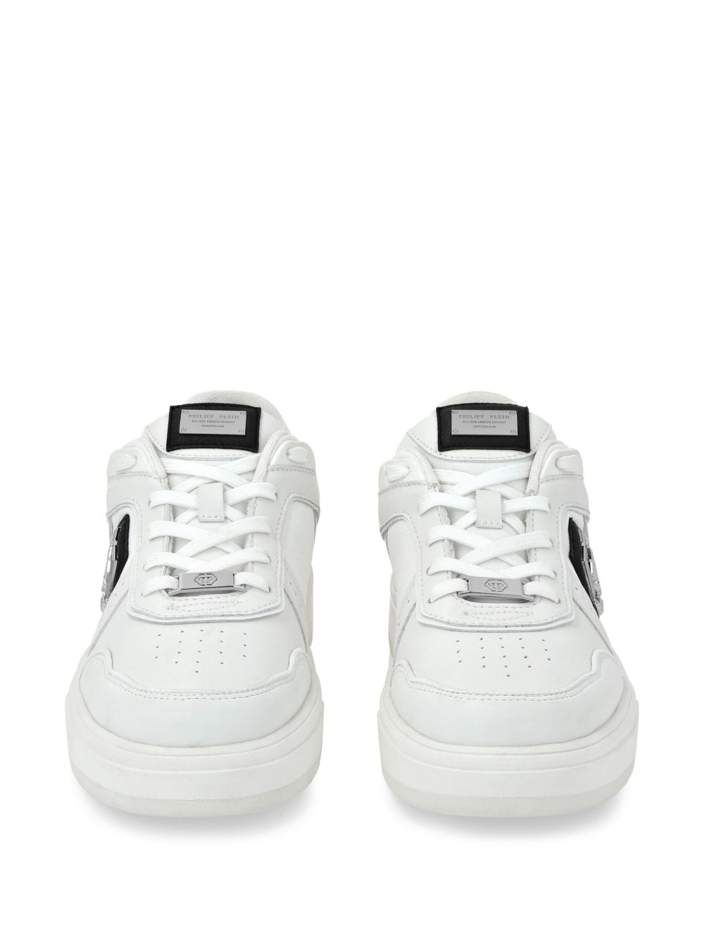 logo-plaque sneakers - 3