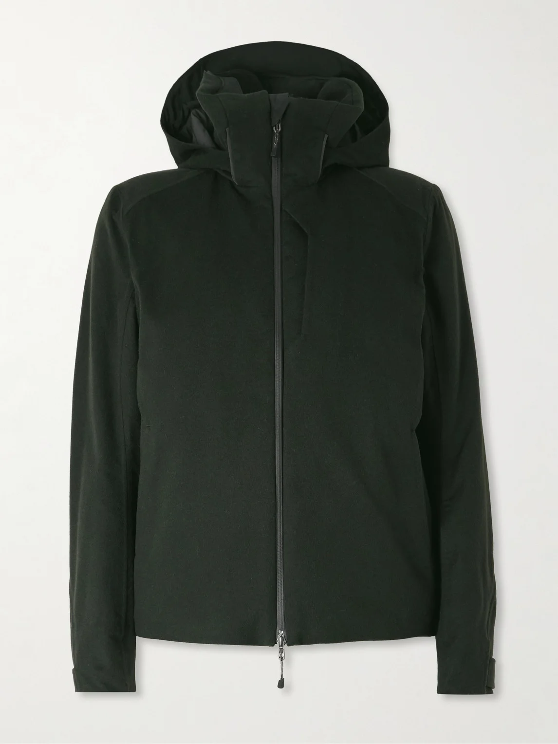 Balma 2.0 Padded Coated-Cashmere Hooded Jacket - 1