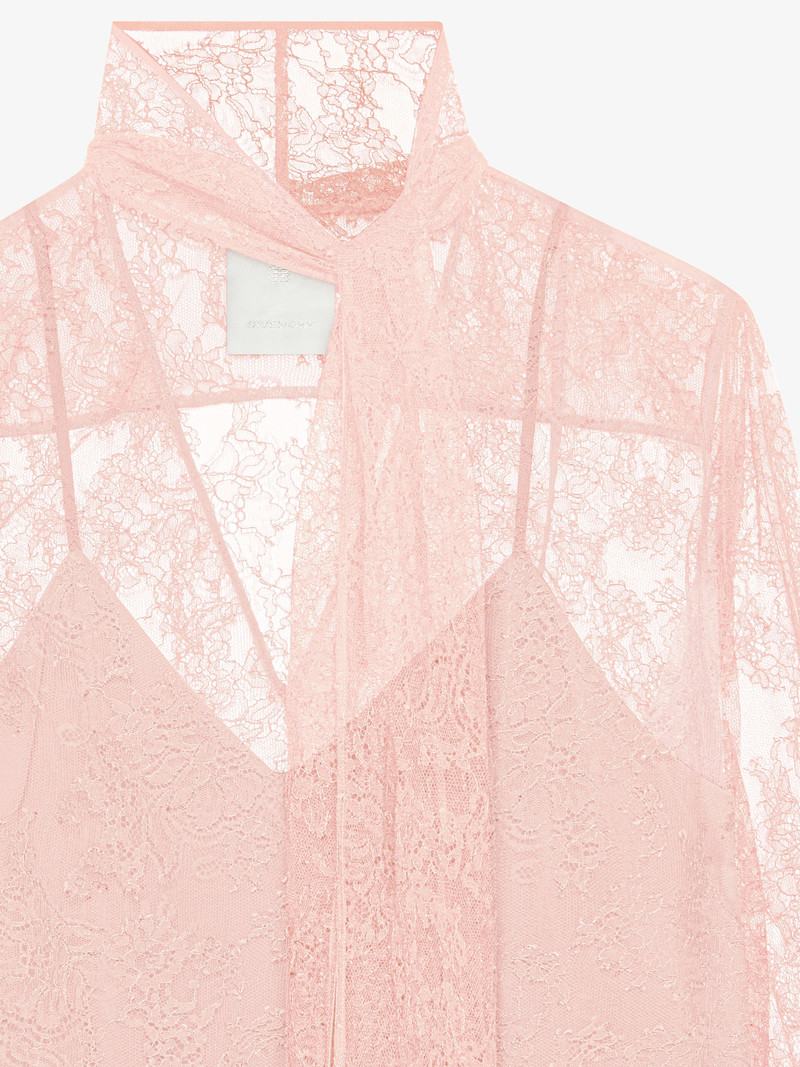Givenchy BLOUSE IN LACE WITH LAVALLIERE outlook