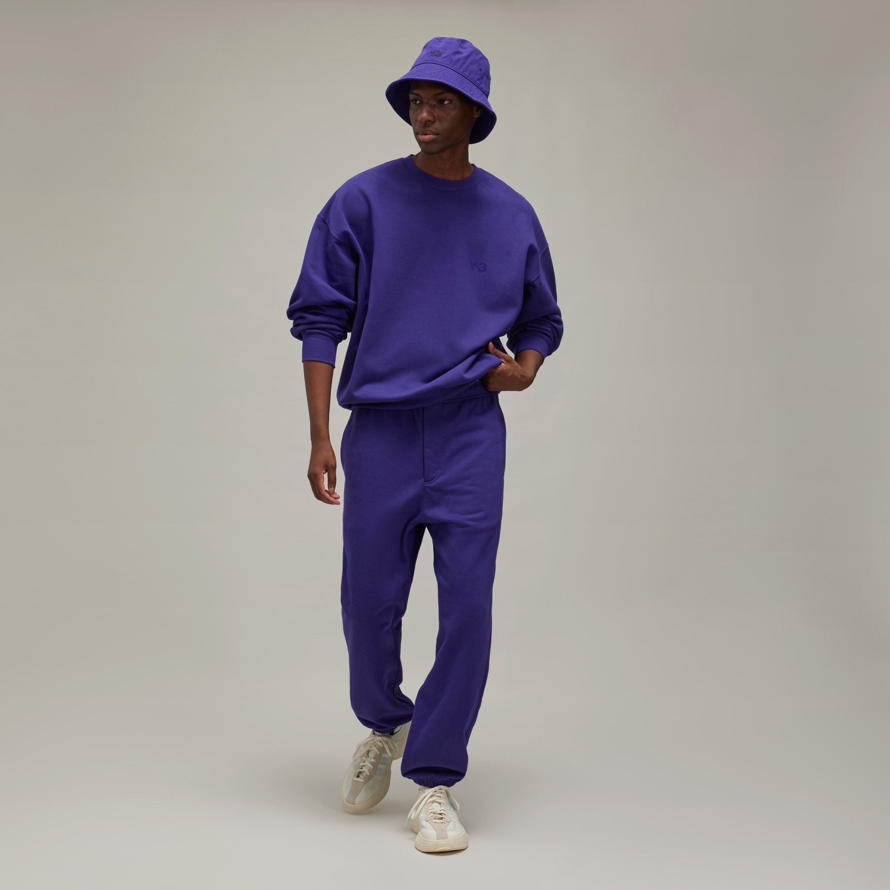 Y-3 Brushed Terry Crew Sweatshirt - 6