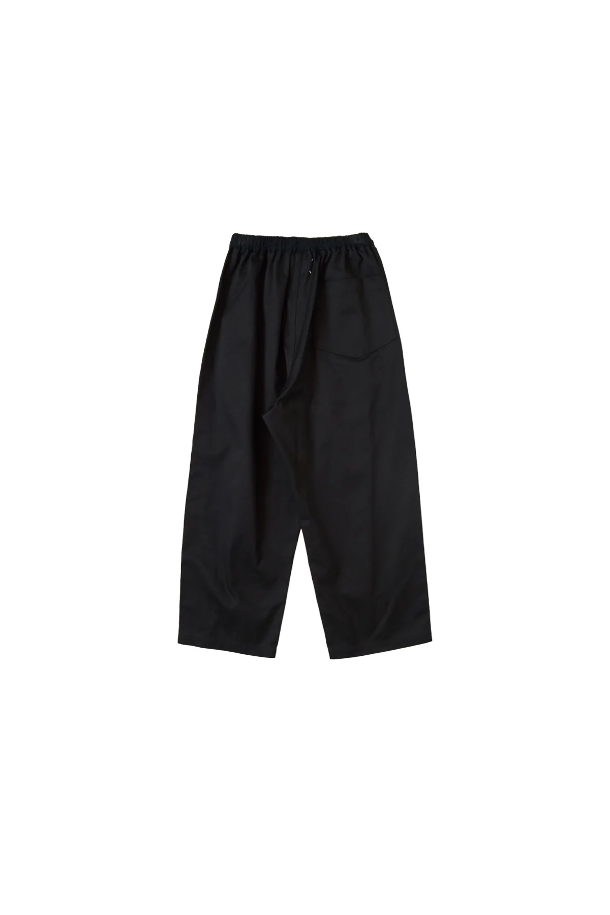 Maison Margiela Drawstring Cotton Trousers Black - 2