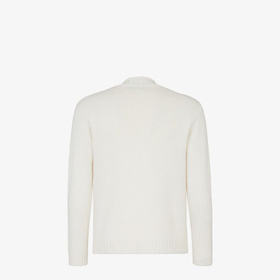 FENDI White wool sweater outlook