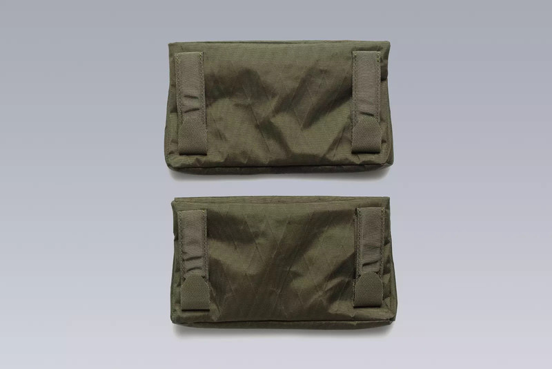 ACRONYM 3A-MZ3 Modular Zip Pockets (Pair) Olive outlook