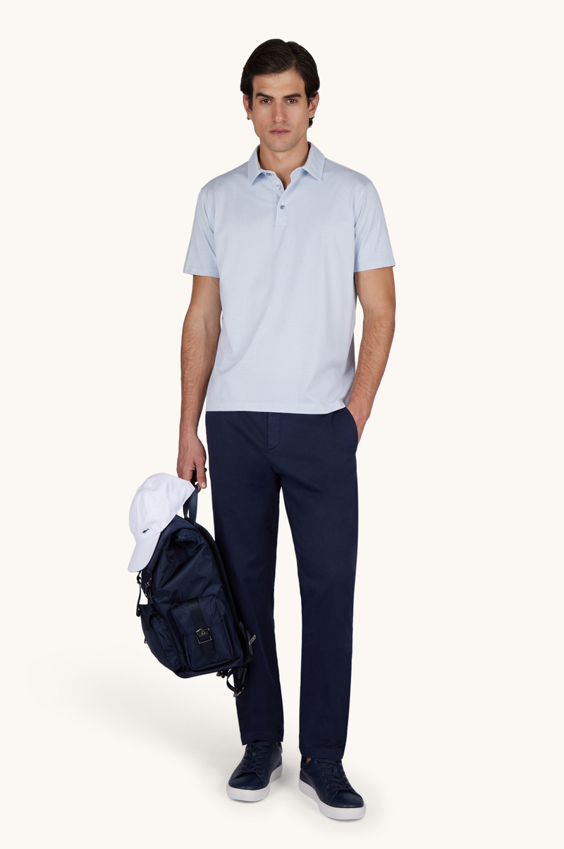 Paul & Shark POLO SHIRT IN GARMENT‑DYED SUVIN COTTON outlook