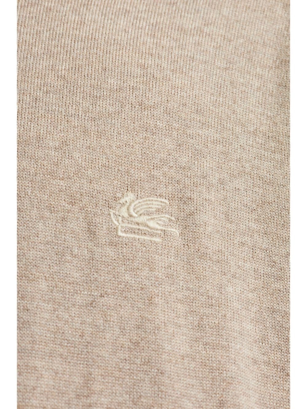 embroidered logo sweatshirt - 5