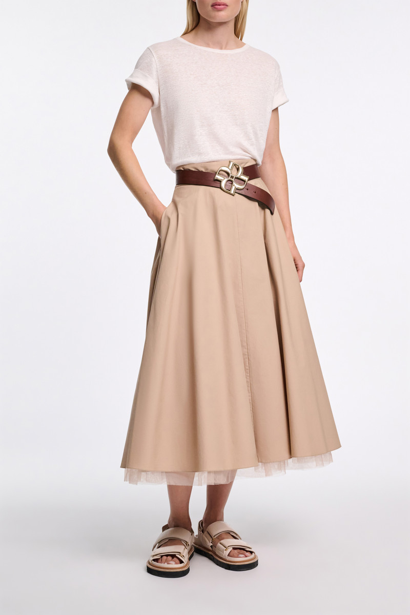 DOROTHEE SCHUMACHER VINTAGE ROSE drose belt 4cm vintage cuoio outlook