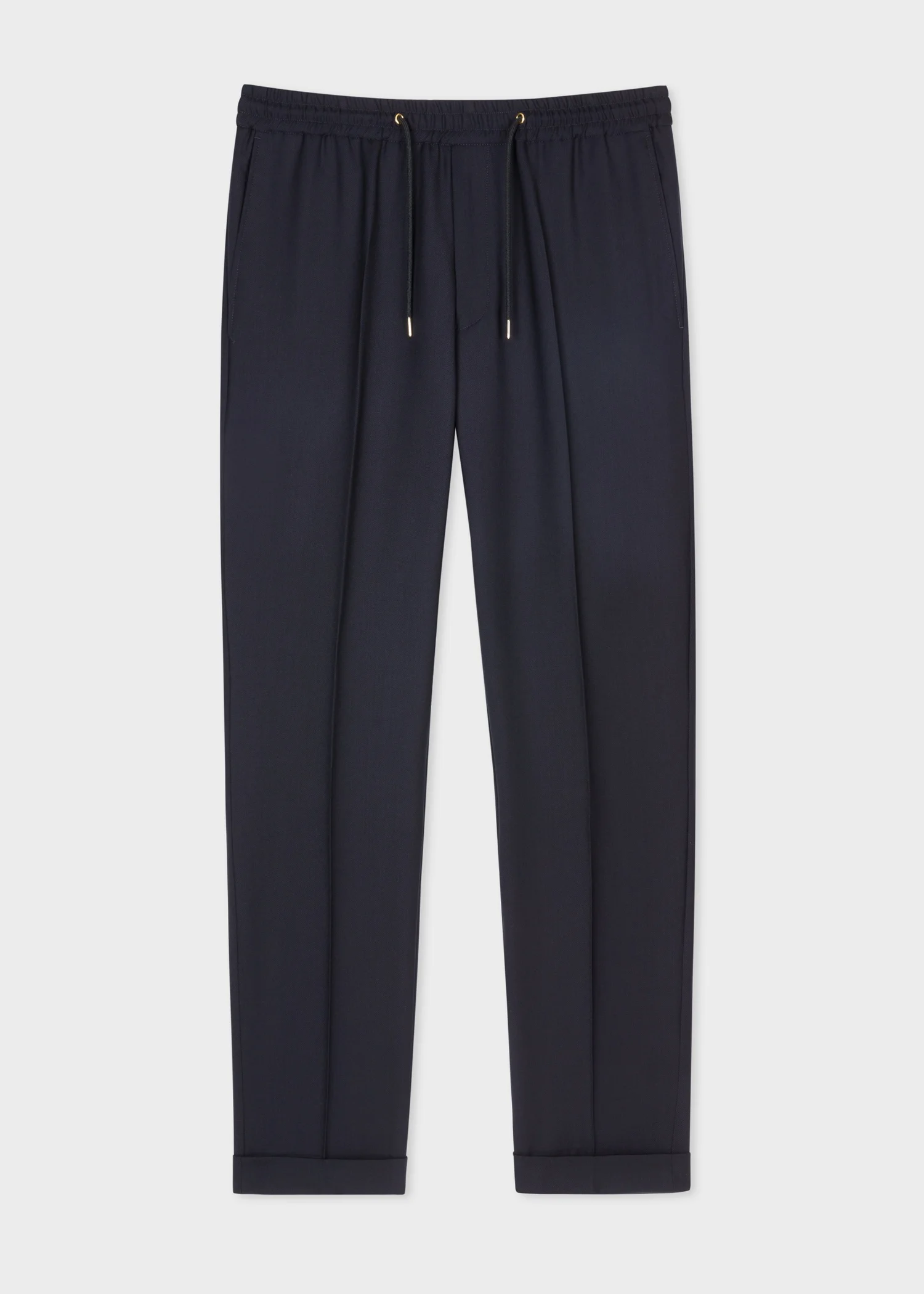 A Suit To Travel In - Slim-Fit Drawstring-Waist Wool Pants - 1