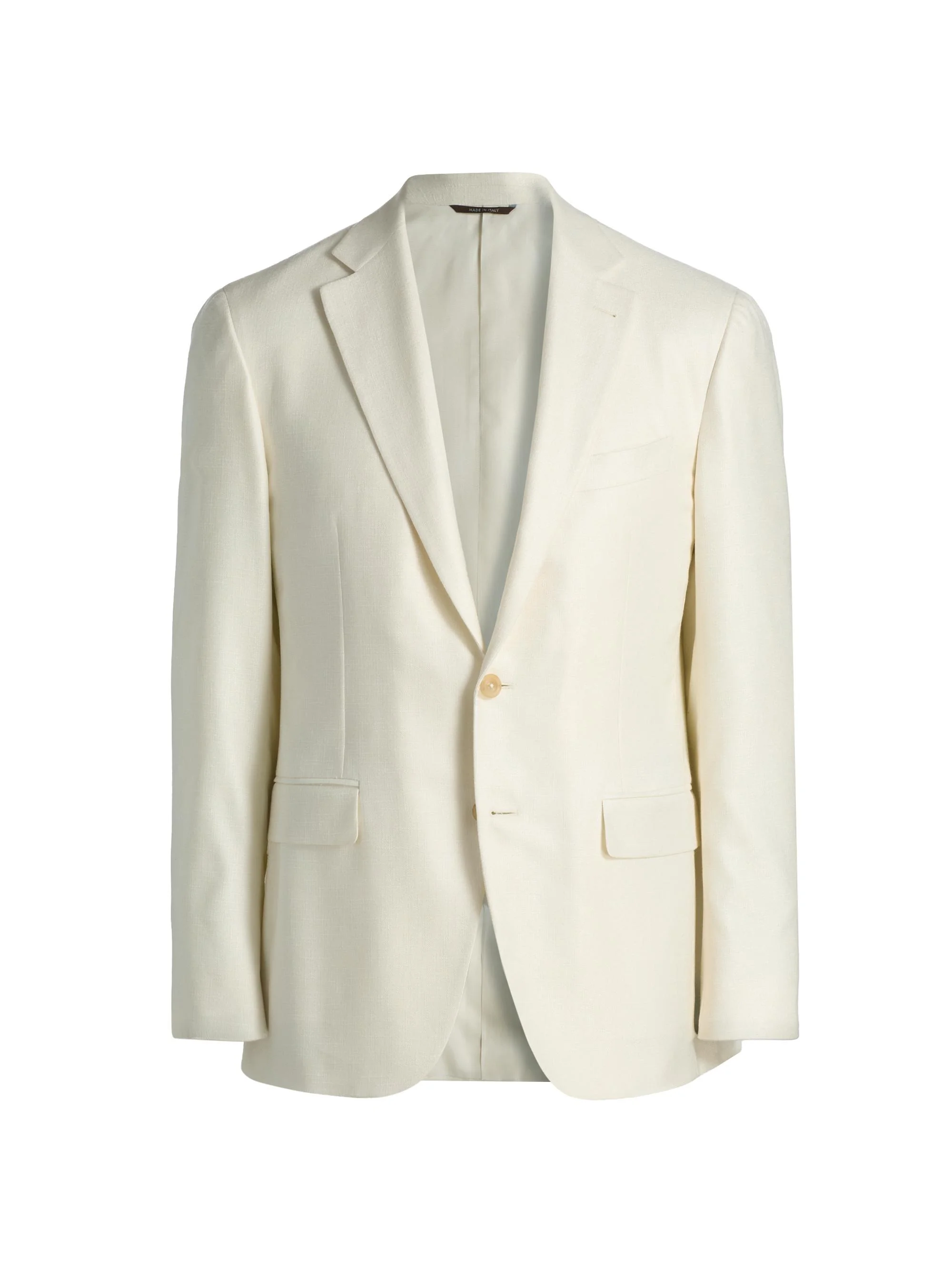 Men's Kei Silk-Cashmere Sport Coat - White - 1