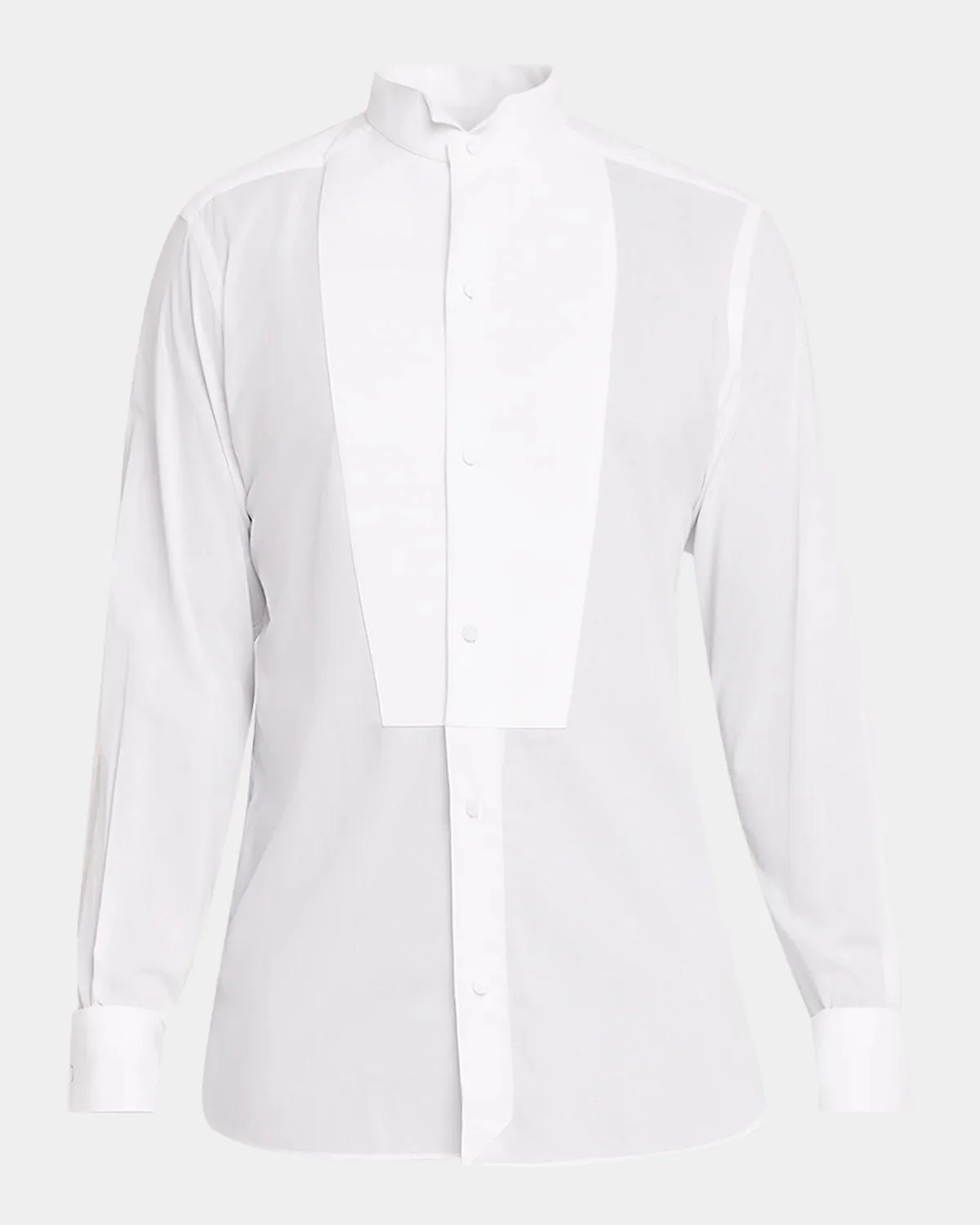 Men's Cotton Pique Tuxedo Shirt - 1