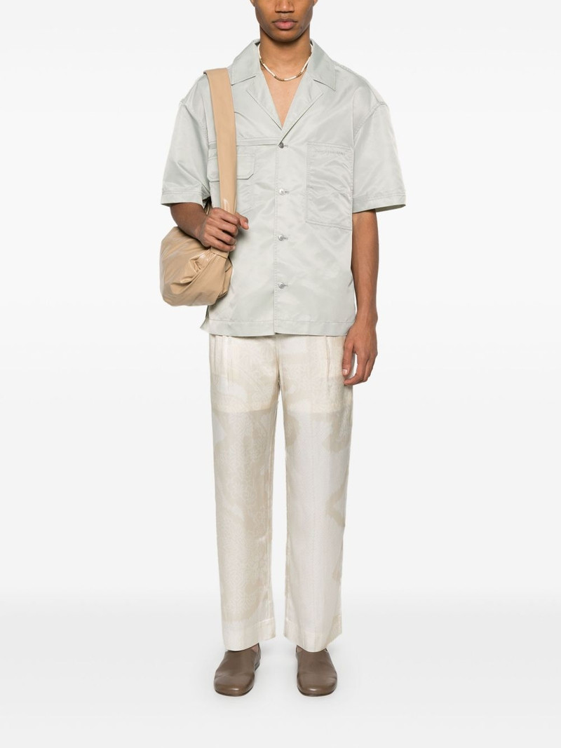 FENG CHEN WANG logo-embroidered shirt outlook