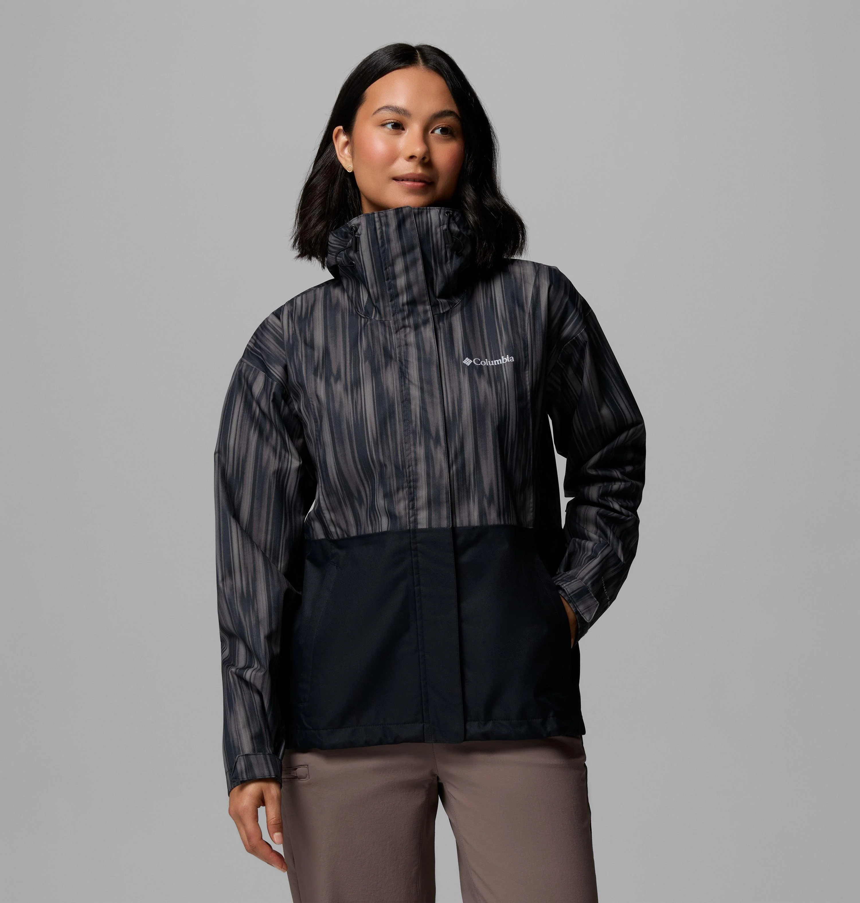 Women's Hikebound Printed Rain Jacket - 1