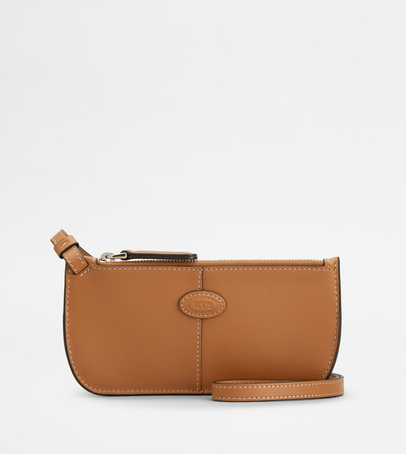 Tod's SUNGLASSES CASE IN LEATHER - BROWN outlook