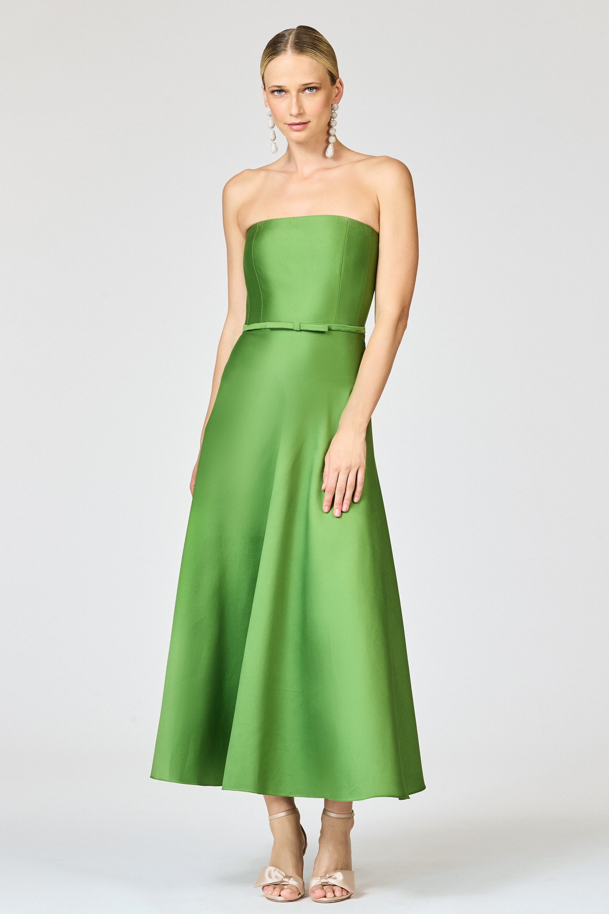 DARIAN DRESS - GREEN GARNET - 2