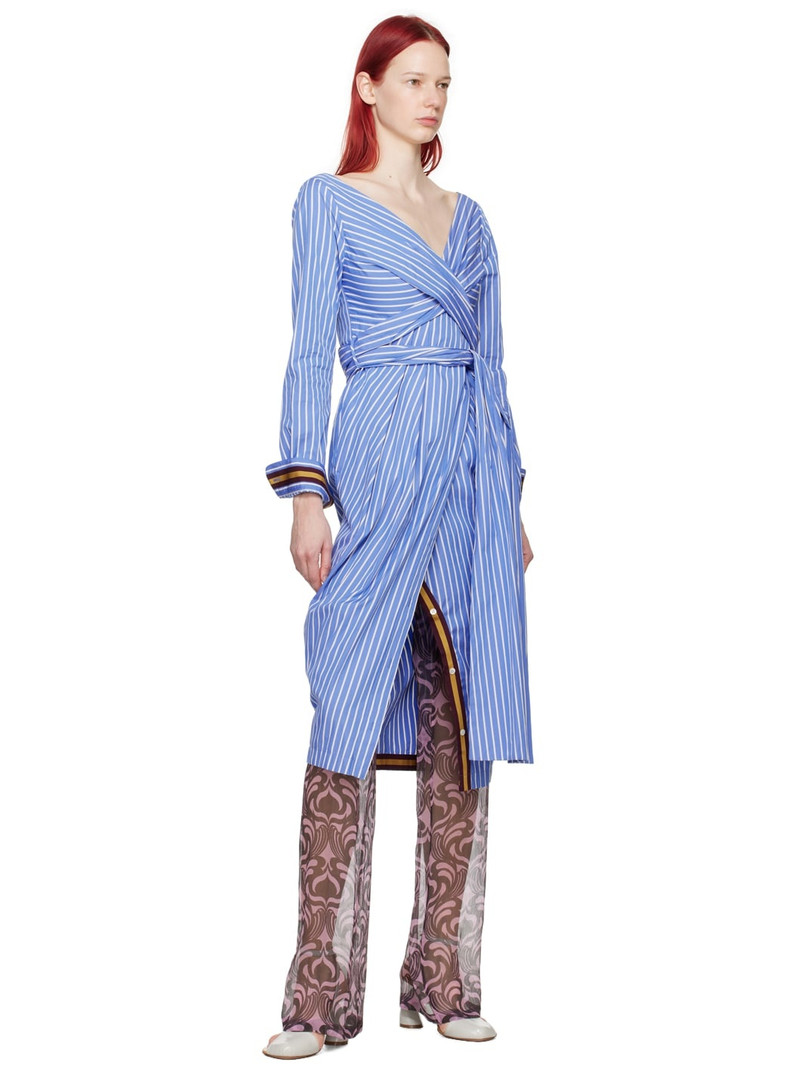 Dries Van Noten Black & Pink Printed Trousers outlook