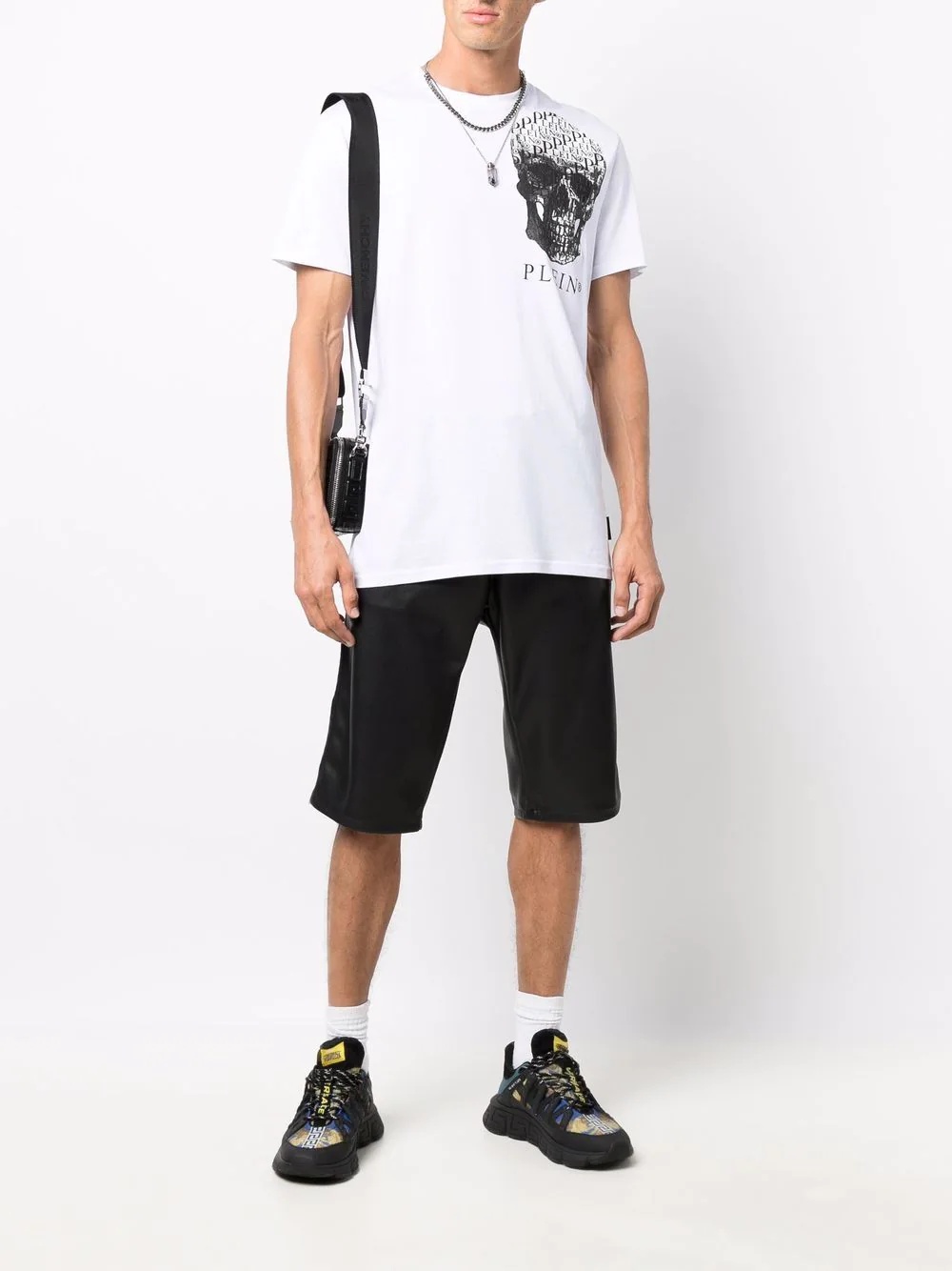 skull-print short-sleeved T-shirt - 2