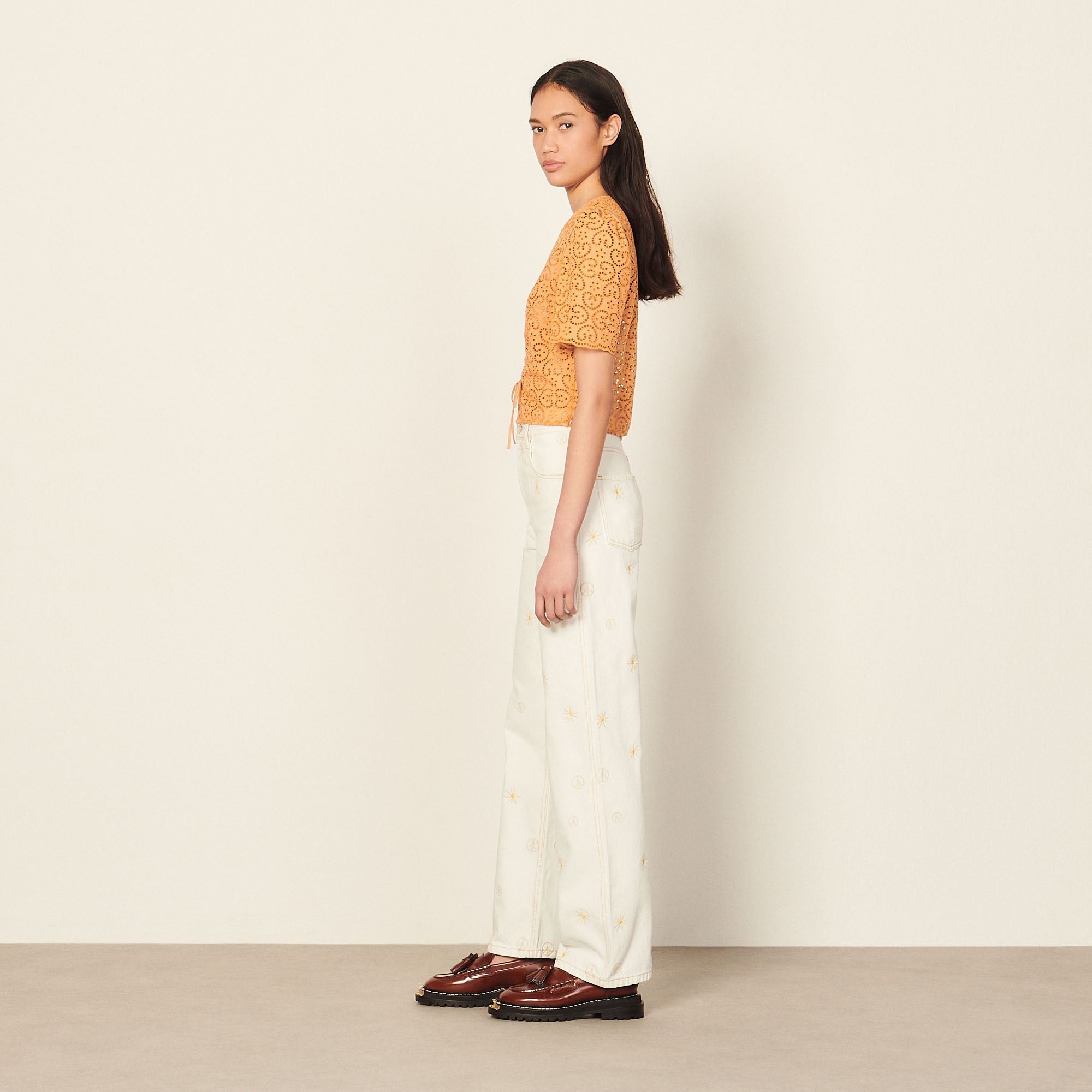Broderie anglaise top - 4
