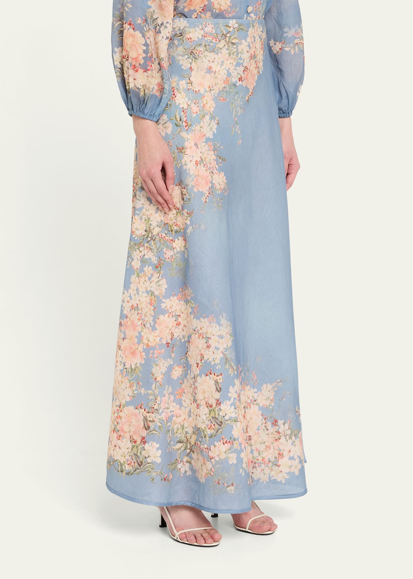Cascadian Floral Bias Skirt - 4