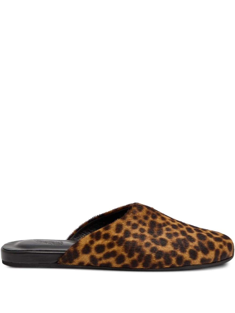 leopard-print mules - 1