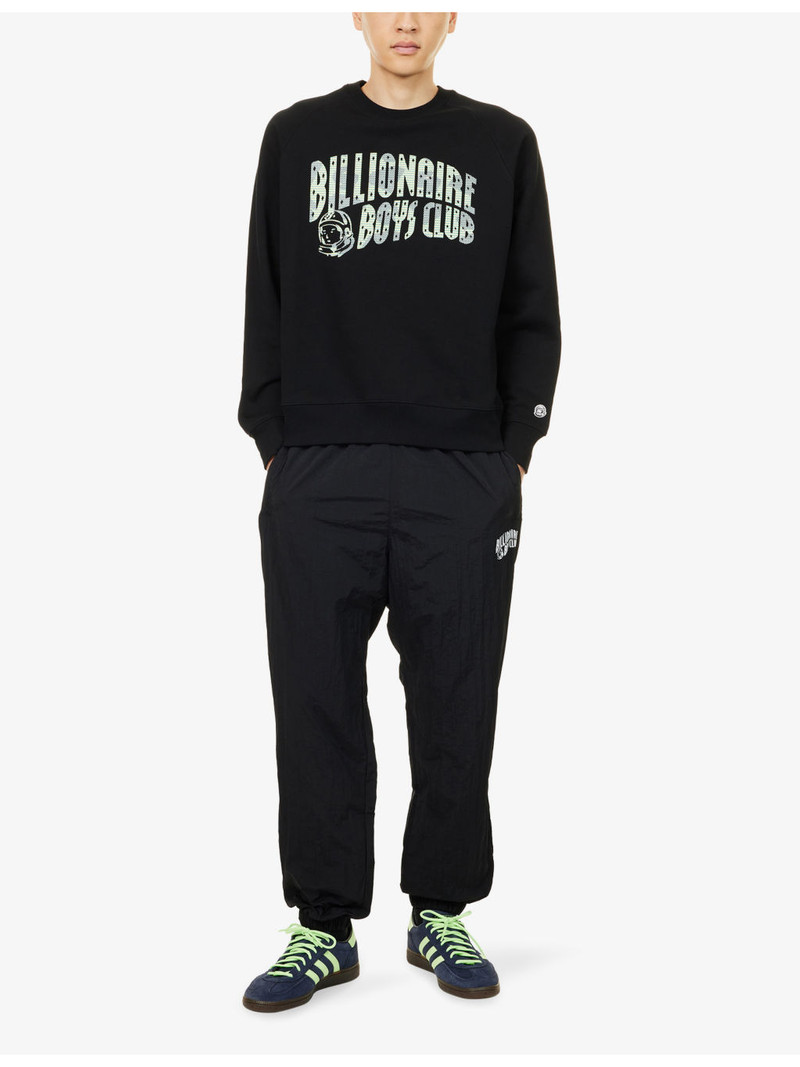 BILLIONAIRE BOYS CLUB Tritone Arch Logo-Print Crewneck Cotton-Jersey Sweatshirt outlook