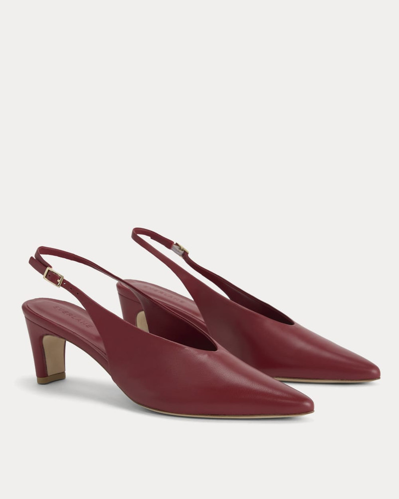 EVERLANE POINTED-TOE SLINGBACK HEEL outlook