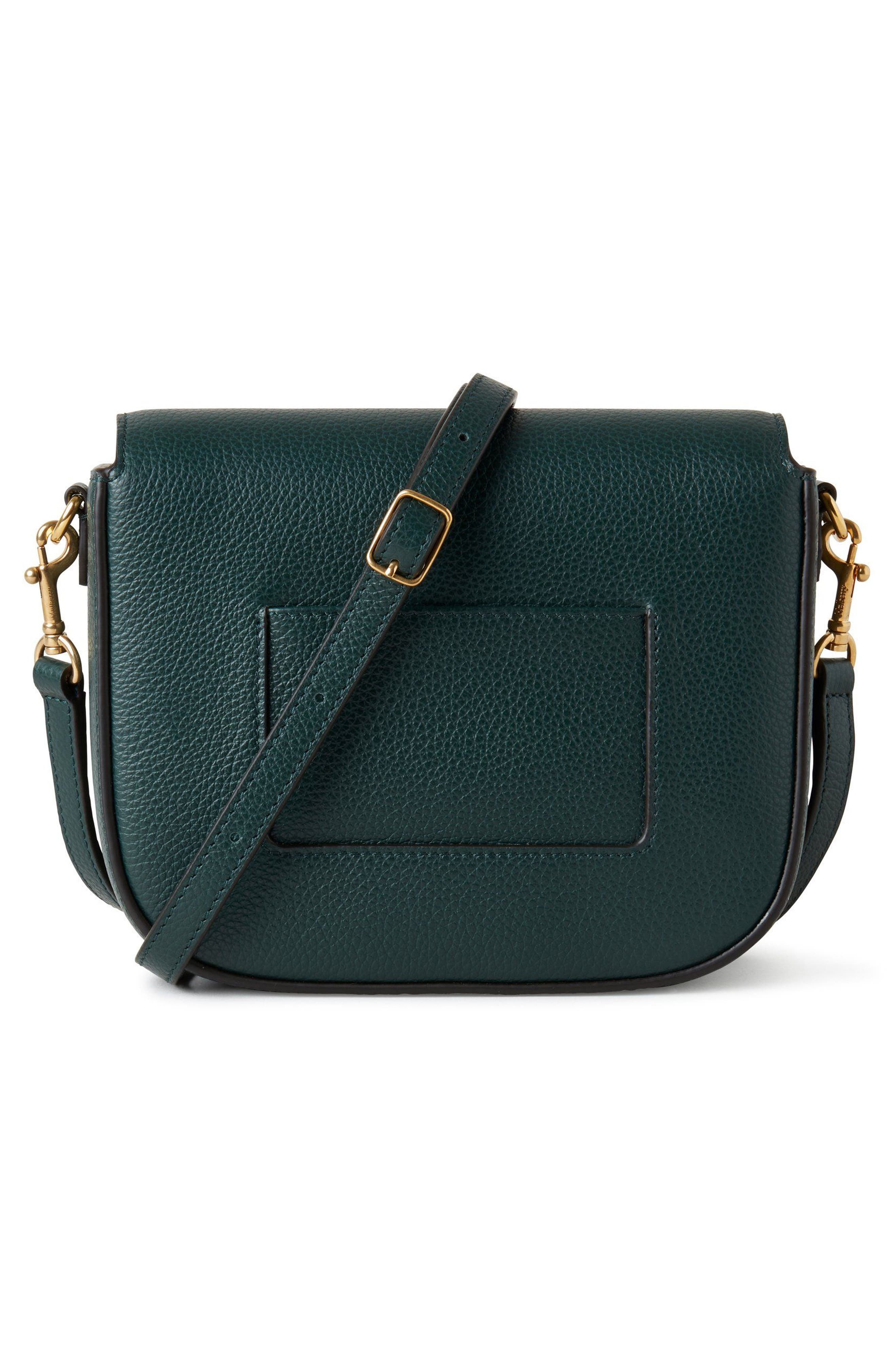 Mulberry Small Darley Leather Crossbody Bag in Mulberry Green at Nordstrom - 3