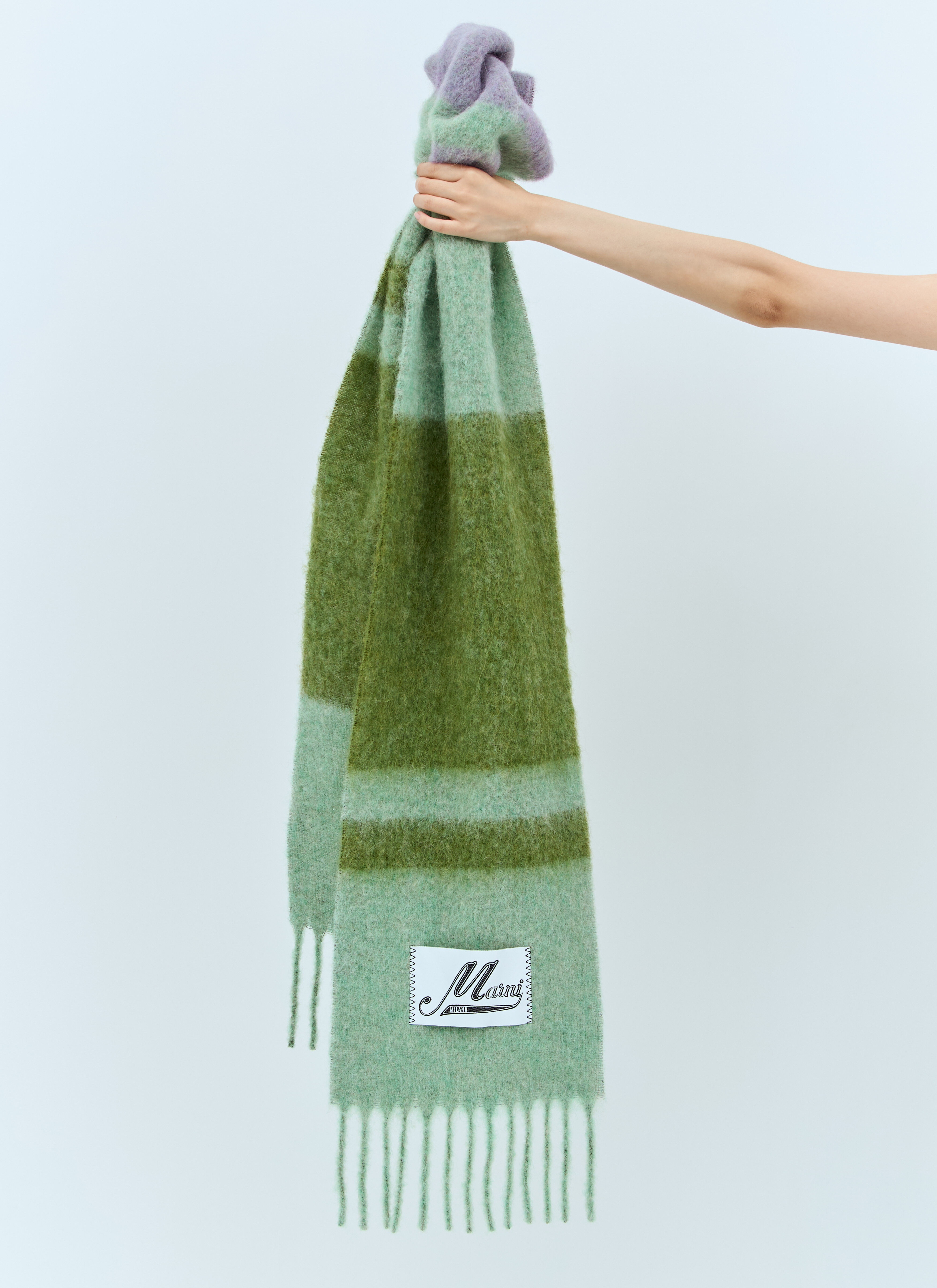 Marni Logo Patch Scarf | lncc | REVERSIBLE