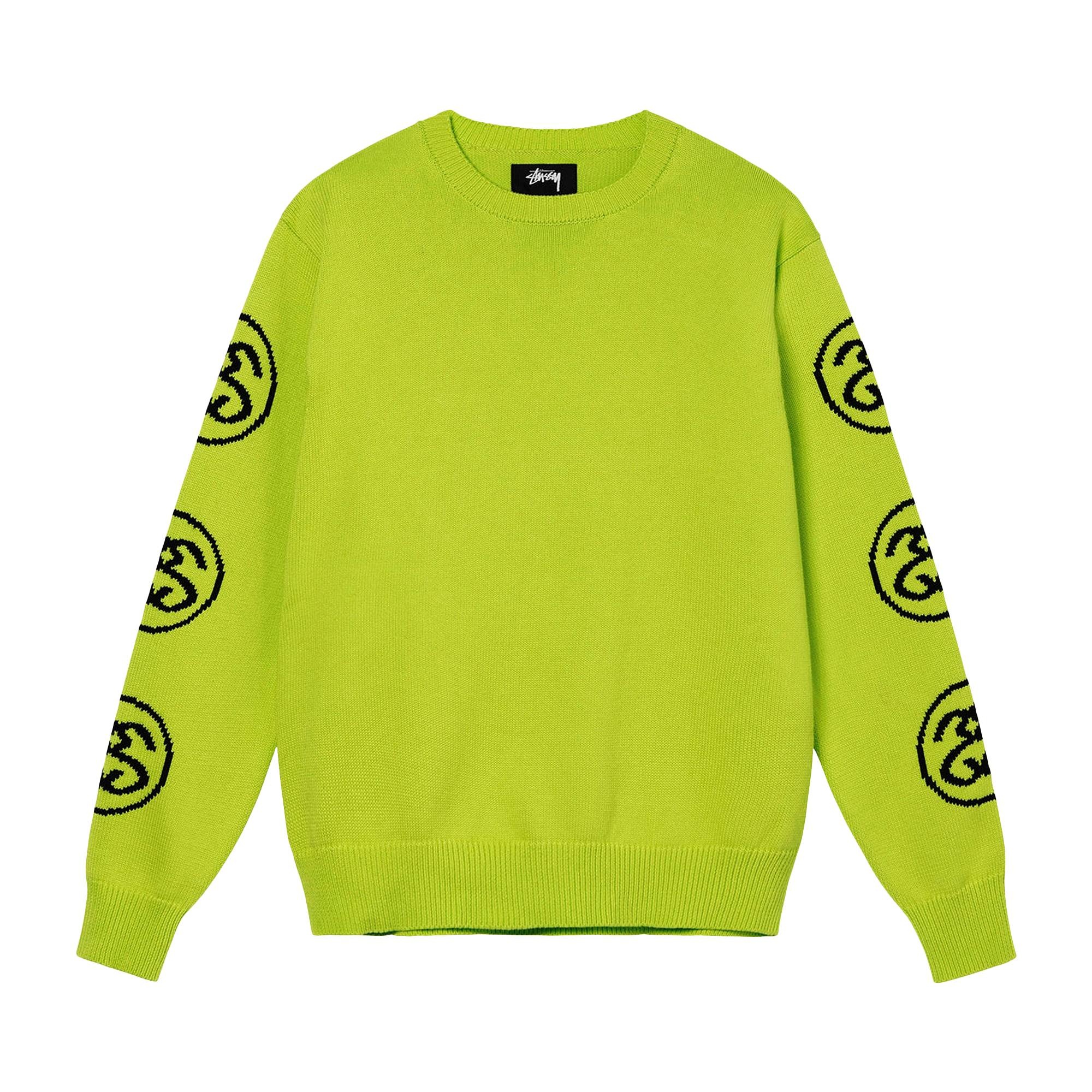 Stussy SS-Link Sweater 'Lime' - 1