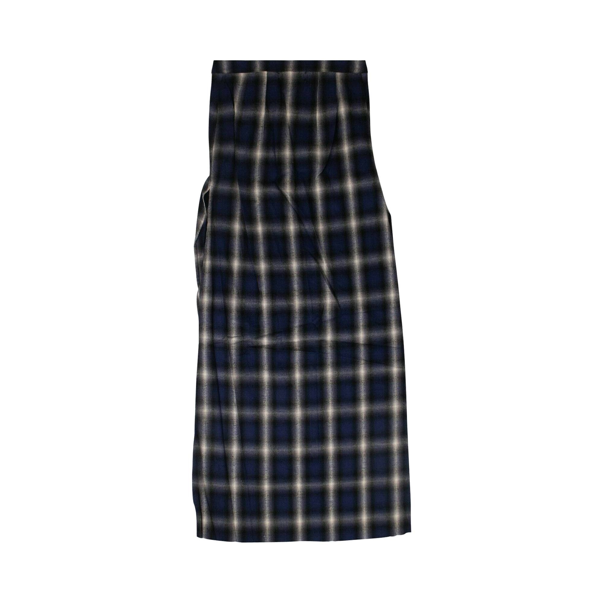 Amiri Flannel Star Skirt 'Black' - 2