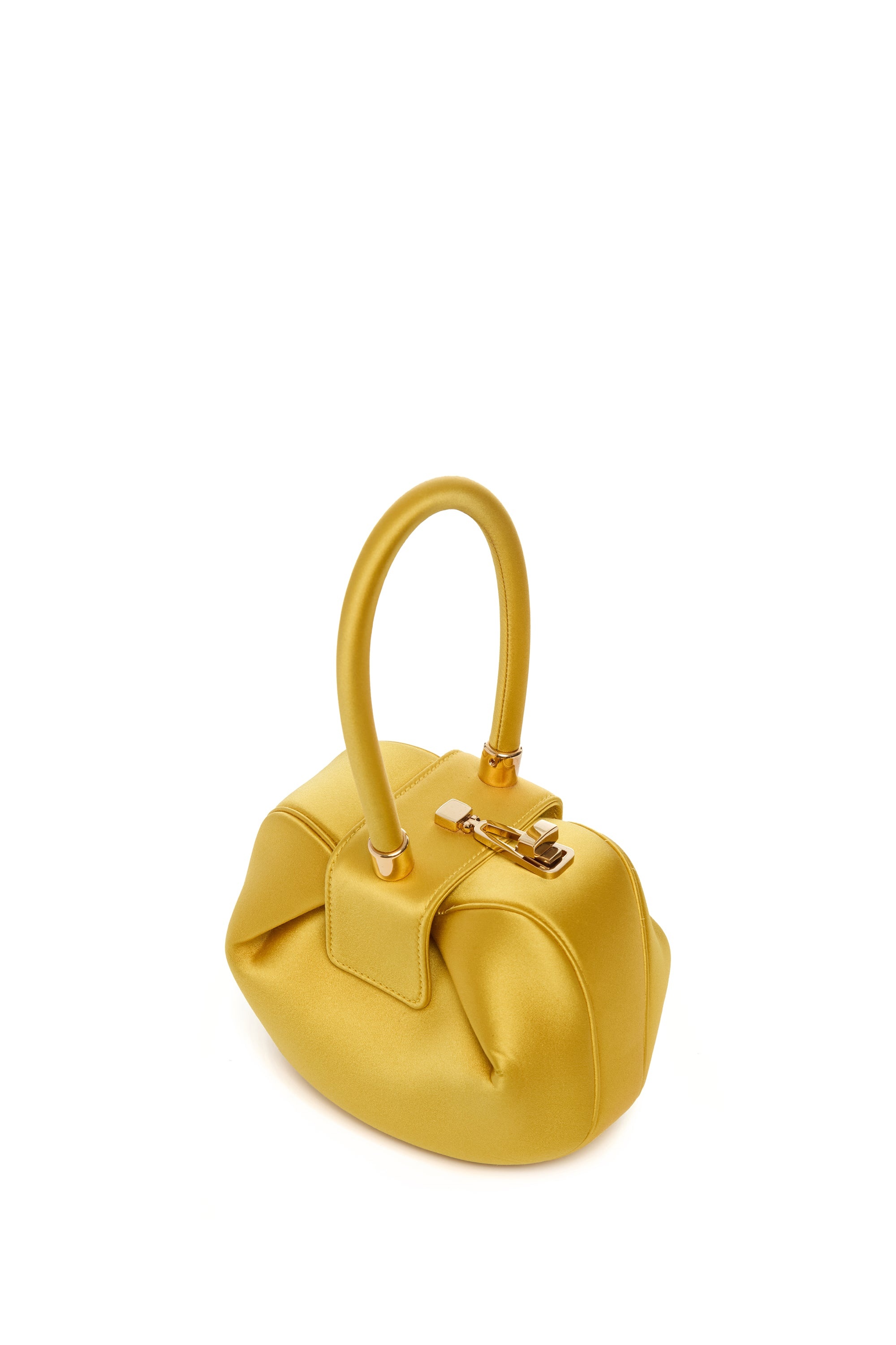 Demi Bag in Amber Satin - 3